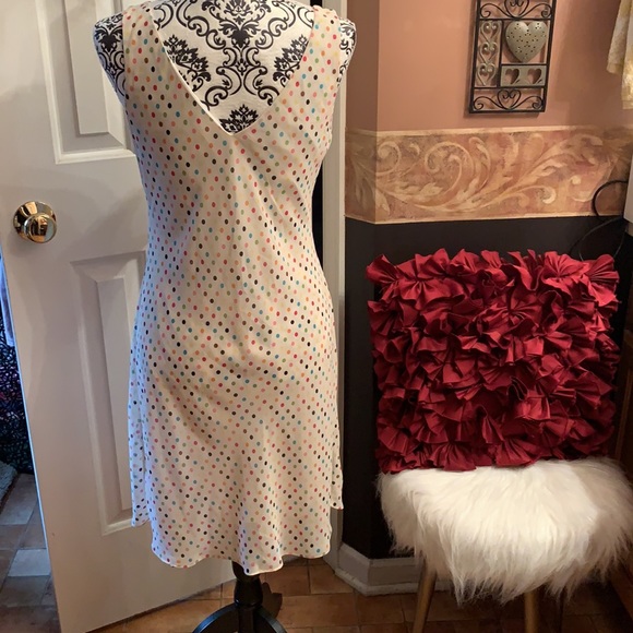 Size 7/8 Alyn Paige Polka Dots Sleeveless Dress - Picture 5 of 10